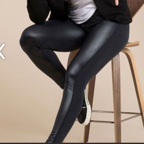 Peach Nina 2.0 Forest Compression Leggings Gloss Front, Matte Back Womens Medium - Picture 10 of 11